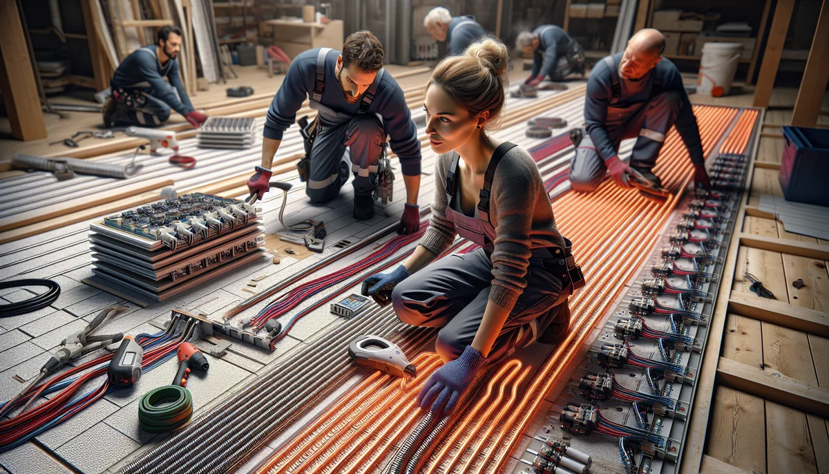 Installer un plancher chauffant : guide complet et prix 2026 - AI generated illustration