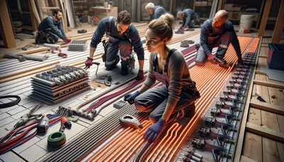 Installer un plancher chauffant : guide complet et prix 2026 - AI generated illustration